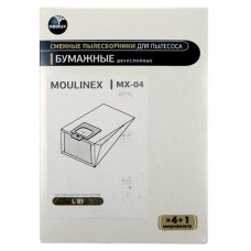 Бумажные пылесборники Neolux MX-04 для пылесосов Moulinex Бумажные пылесборники Neolux MX-04 для пылесосов Moulinex